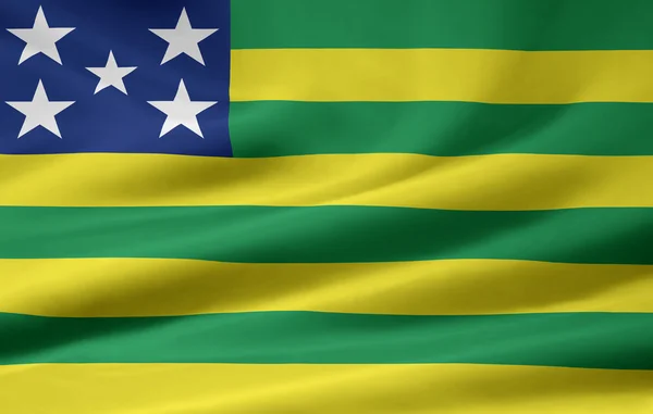 Vlajka goias - Brazílie — Stock fotografie