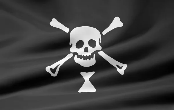 Pirátská vlajka emanuel wynne — Stock fotografie
