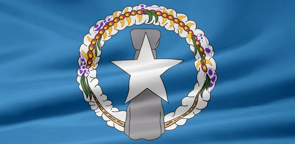 Flagge der nördlichen Marianen-Insel — Stockfoto