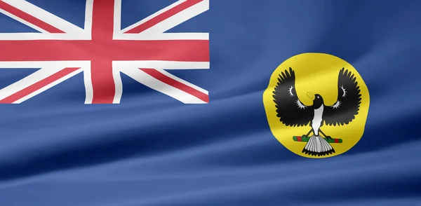 Flagga i södra Australien — Stockfoto
