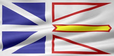 Flag of New Foundland and Labrador - Canada clipart