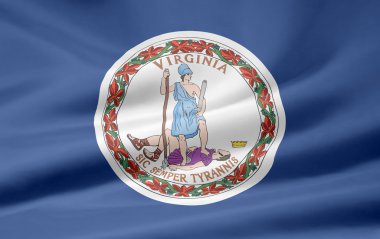 Flag of Virginia - USA clipart