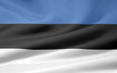 Flag of the Estonia clipart