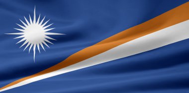 Flag of the Marshall Islands clipart