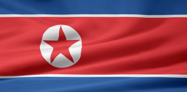 Flag of North Korea clipart