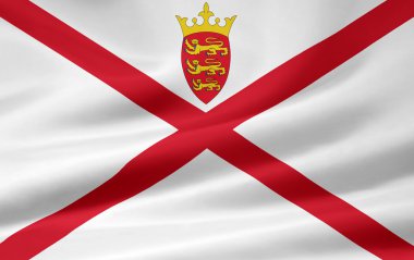 Flag of Jersey clipart