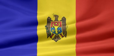 Flag of the Moldova clipart