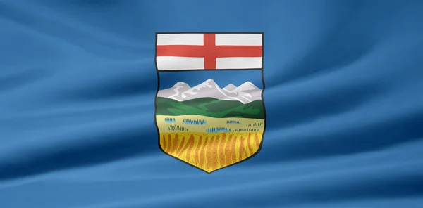 Bandiera di Alberta - Canada — Foto Stock