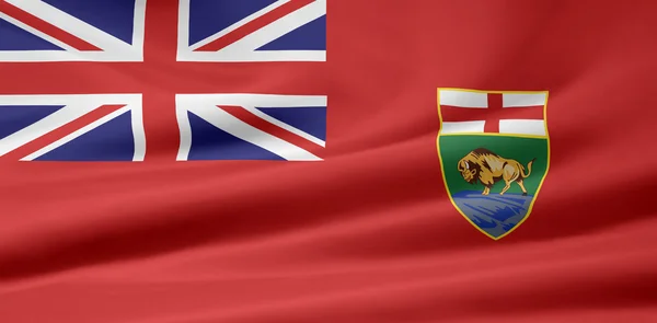 Flaga ontario - Kanada — Zdjęcie stockowe