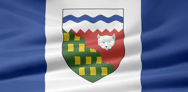 Flaga terytoria północno-zachodnie - Kanada — Zdjęcie stockowe