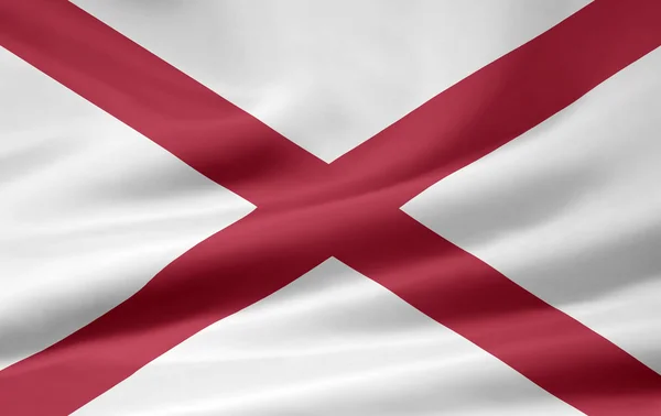 Flag of Alabama -USA — Stock Photo, Image