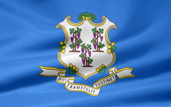 코네티컷-미국의 국기 — 스톡 사진