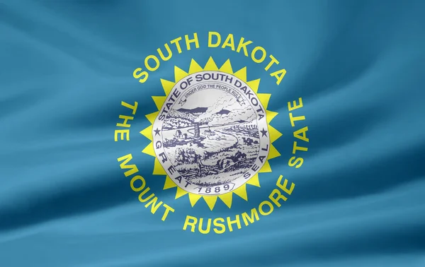 Flaga stanowa Dakoty Południowej - usa — Zdjęcie stockowe