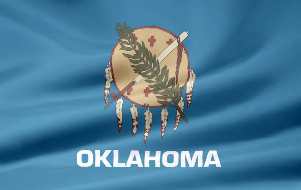 Flagge von oklahoma - Vereinigte Staaten — Stockfoto