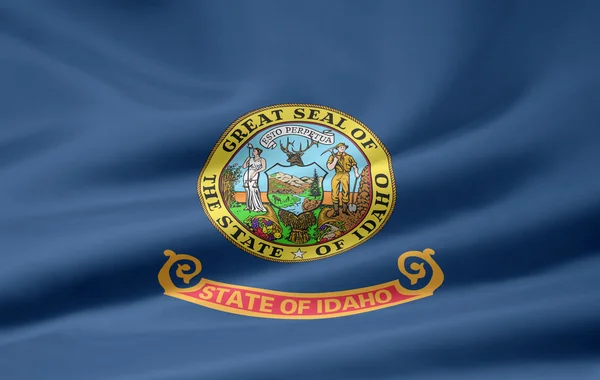 Idaho - usa zászlaja — Stock Fotó