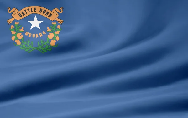 ネバダ州 - アメリカ合衆国の国旗 — ストック写真