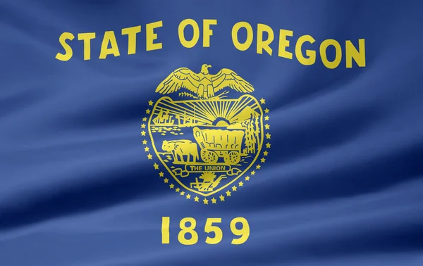 Прапор Орегону - США — стокове фото