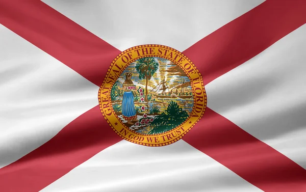 Florida - ABD bayrağı — Stok fotoğraf