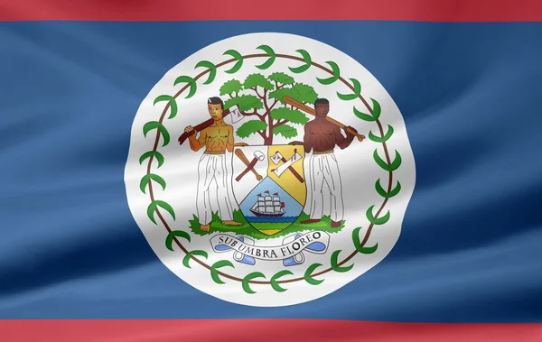 Bandeira de Belize — Fotografia de Stock