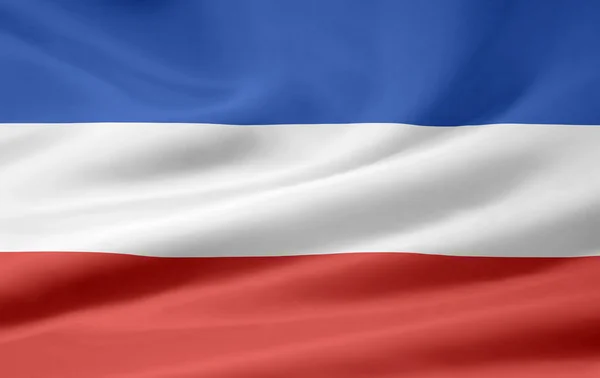 Σημαία του Σλέσβιχ Χολστάιν — Φωτογραφία Αρχείου