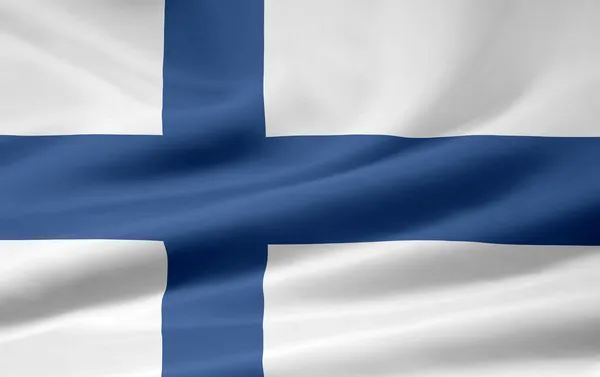 Flaga Finlandii — Zdjęcie stockowe