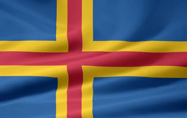 Aland zászlaja — Stock Fotó