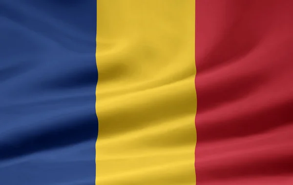 Σημαία της Ρουμανίας — Φωτογραφία Αρχείου