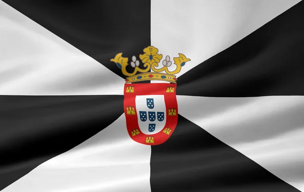 Flagge von ceuta — Stockfoto