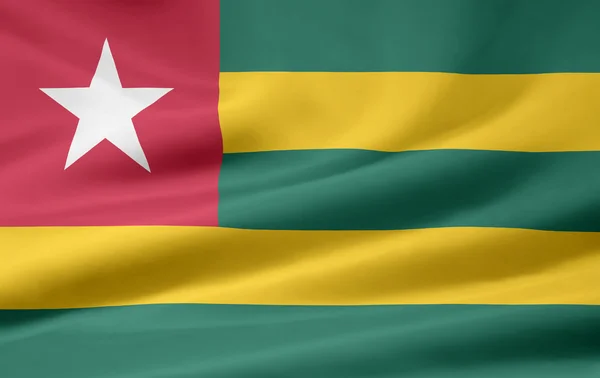 Σημαία του Τόγκο — Φωτογραφία Αρχείου