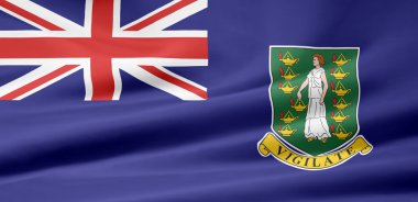 Flag of the Virgin Islands clipart