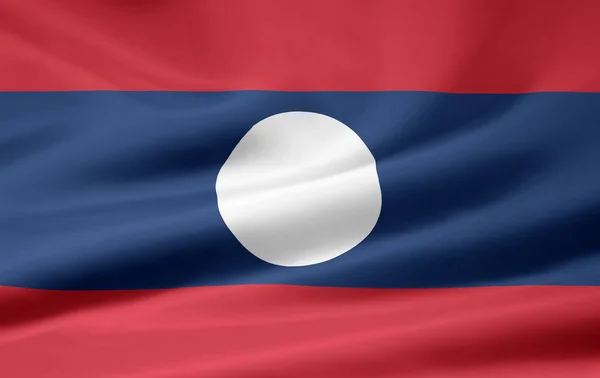 Bandiera del Laos — Foto Stock