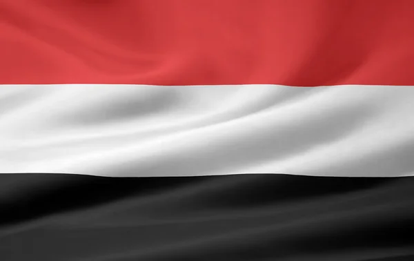 stock image Flag of Yemen