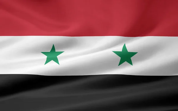 Bandeira da Síria — Fotografia de Stock