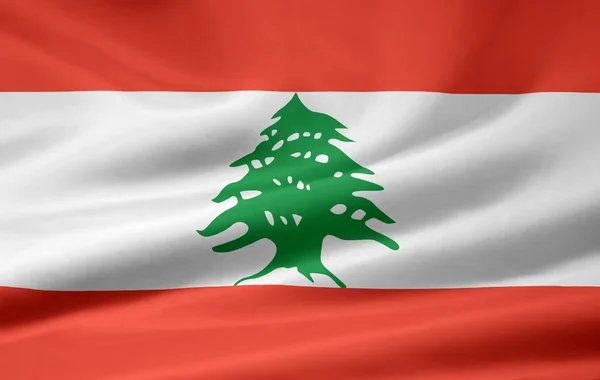 レバノンの国旗 — ストック写真
