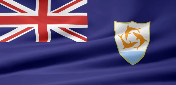 Bandeira de anguilla — Fotografia de Stock