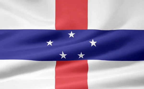 Vlag van de Nederlandse Antillen — Stockfoto
