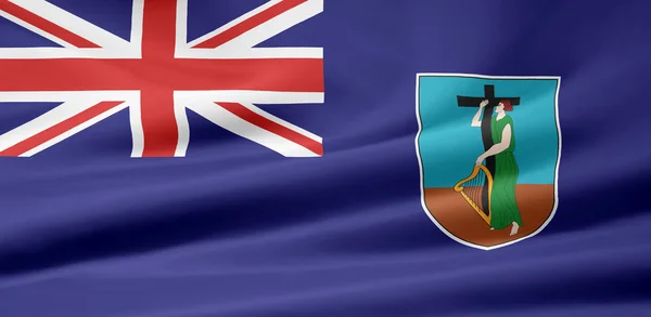 Flaga Montserratu — Zdjęcie stockowe