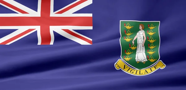 Bandeira das Ilhas Virgens — Fotografia de Stock