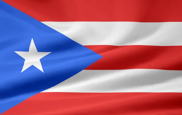Flag of Puerto Rico — Stock Photo, Image