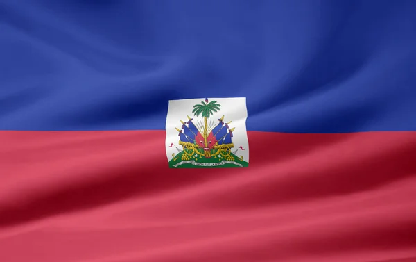 海地国旗 — 图库照片