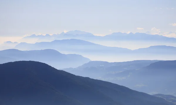 stock image Mountains in the mist