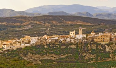 Sorbas Village Almeria Spain clipart