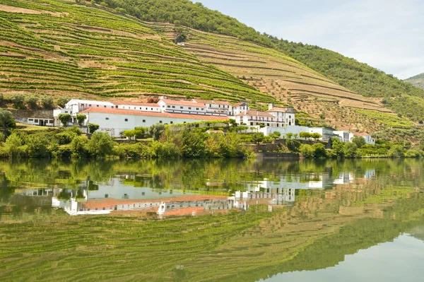 Hotel znajduje się na rzece douro — Zdjęcie stockowe