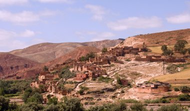 Berber Village Morocco clipart
