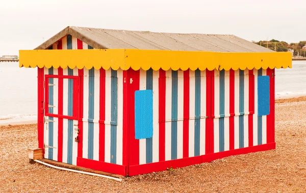 Multi färgade bech hut — Stockfoto