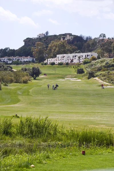Cortijo grande pole golfowe Mojácar Hiszpanii — Zdjęcie stockowe