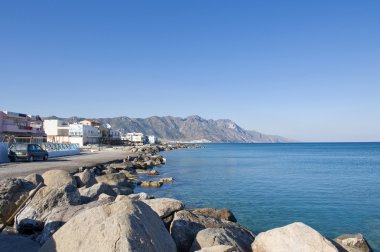 Kardamena Harbor looking north clipart