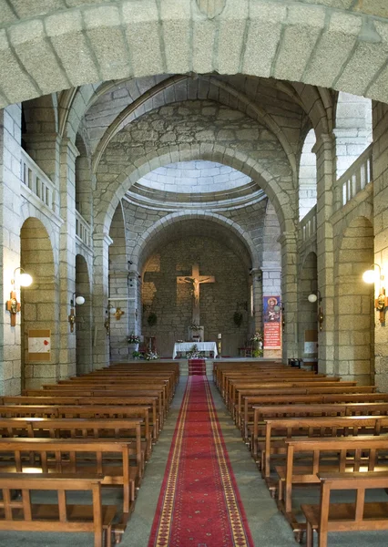 Alter and Dome, San Diego De Canedo Church Galicia — Stock Photo, Image