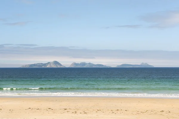 Vue panoramique des îles Cies Espagne — Photo