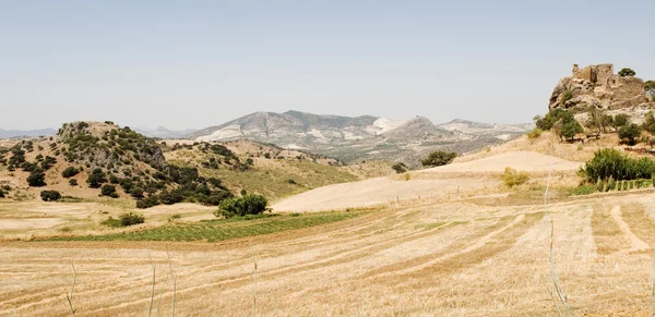 Old Spanish Farmouse Panoramic View — Stock Photo, Image